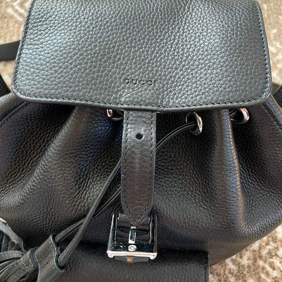 Black Gucci Backpack, like new, never used - Picture 3 of 7
